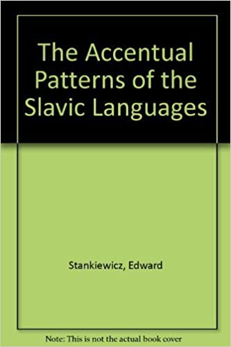The Accentual Patterns of the Slavic Languages